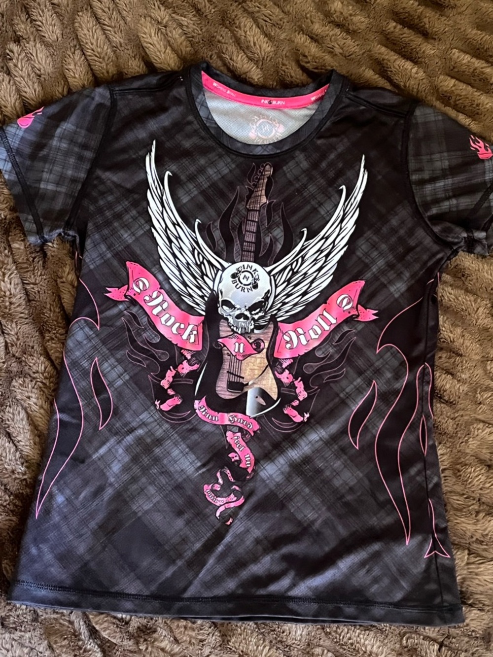 INKnBURN Rock & Roll tech shirt